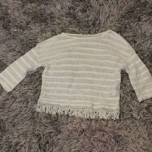 White see through H&M top